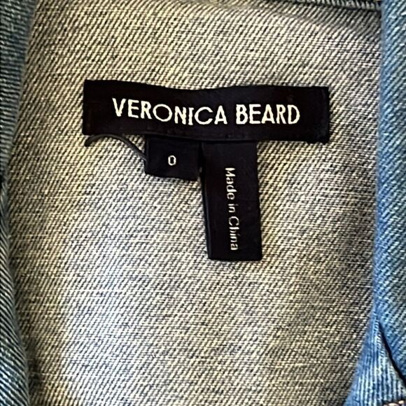 NEW VERONICA BEARD jax dress in light cornflower - Picture 7 of 9